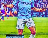 Raheem Sterling — Comic Strip Canvas