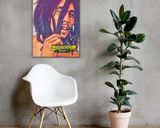 Bob Marley lifestyle mockup — Comic Strip Canvas