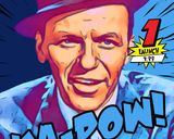 Frank Sinatra — Comic Strip Canvas