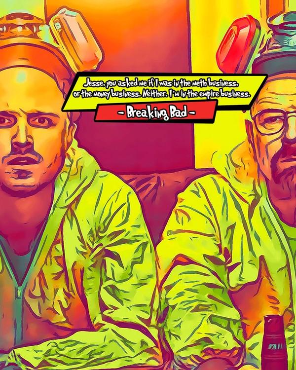 Breaking Bad — Comic Strip Canvas