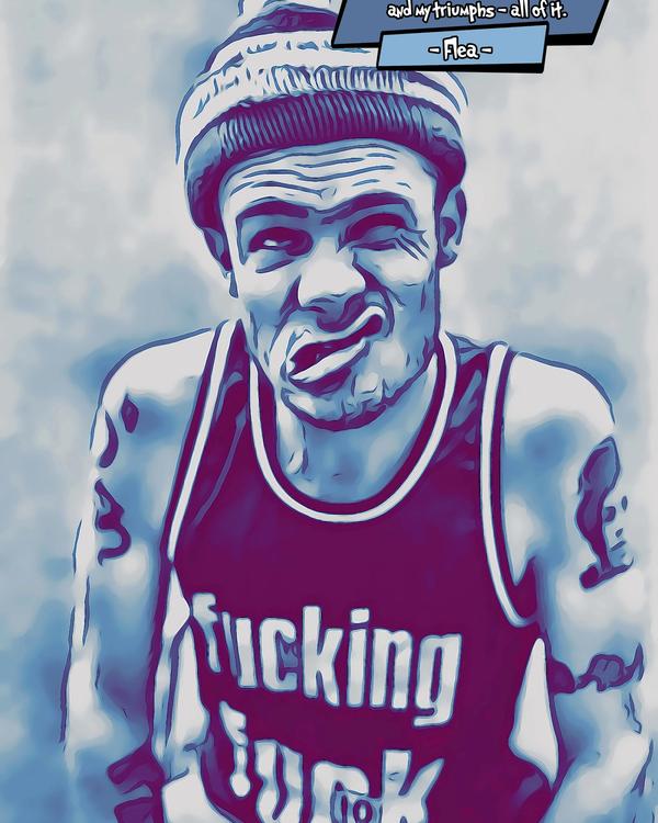 Flea — Comic Strip Canvas