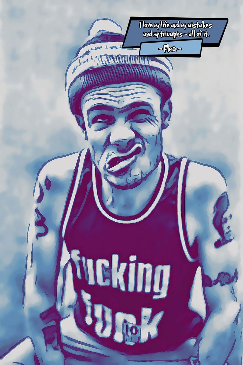 Flea — Comic Strip Canvas