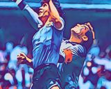 Hand Of God — Comic Strip Canvas