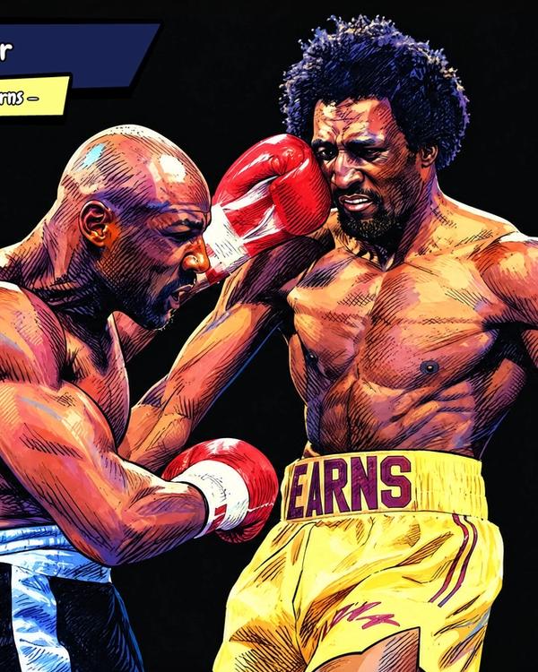 Hagler vs Hearns — Comic Strip Canvas