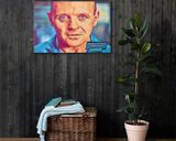 Hannibal Lecter lifestyle mockup — Comic Strip Canvas