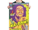 Bob Marley lifestyle mockup — Comic Strip Canvas