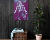 Iggy Pop lifestyle mockup — Comic Strip Canvas