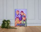 The Monkees lifestyle mockup — Comic Strip Canvas