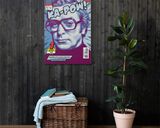 Michael Caine lifestyle mockup — Comic Strip Canvas