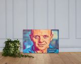 Hannibal Lecter lifestyle mockup — Comic Strip Canvas