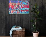 The Invincibles lifestyle mockup — Comic Strip Canvas