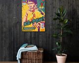 Bruce Lee lifestyle mockup — Comic Strip Canvas
