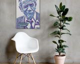 Sid James lifestyle mockup — Comic Strip Canvas