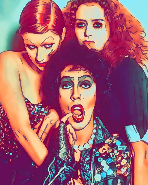 The Rocky Horror Show — Comic Strip Canvas