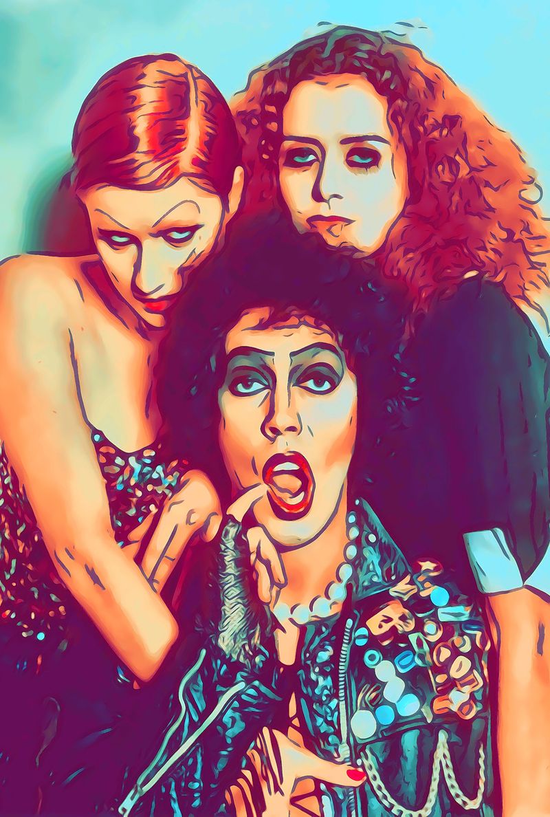 The Rocky Horror Show — Comic Strip Canvas