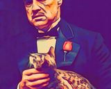 The Godfather — Comic Strip Canvas