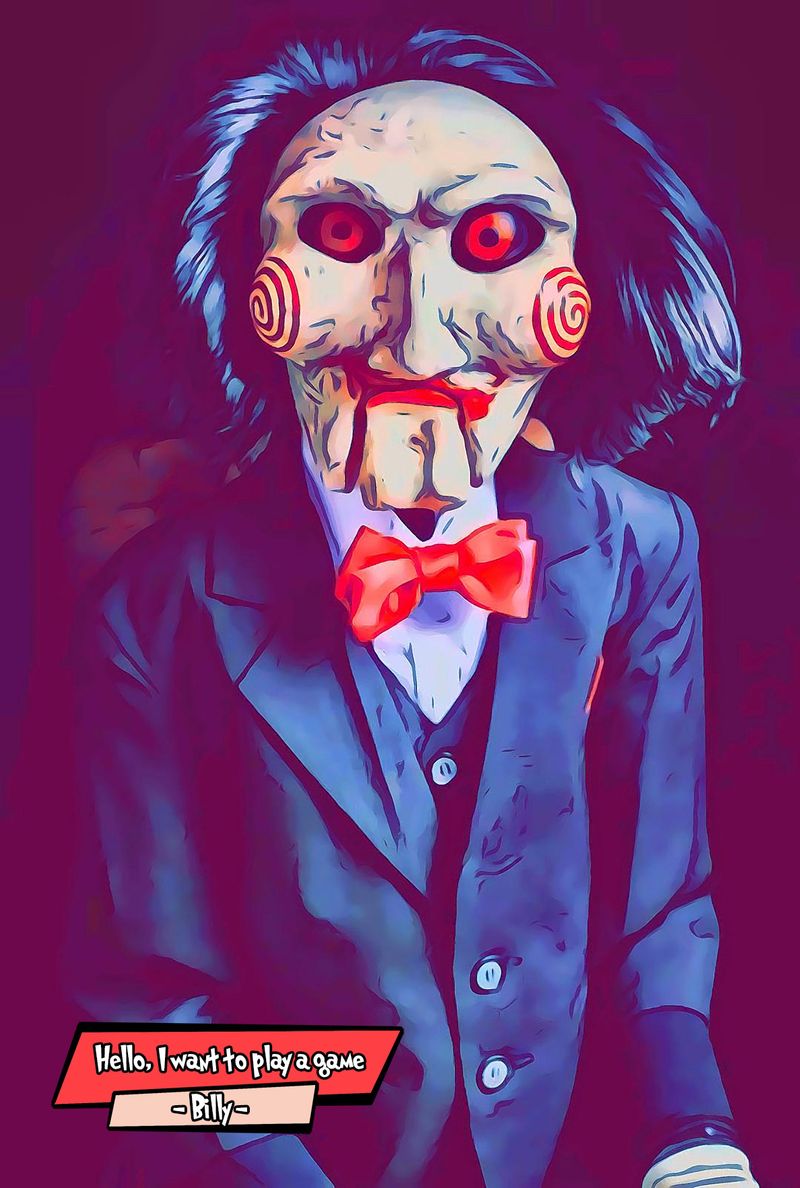 Saw — Comic Strip Canvas