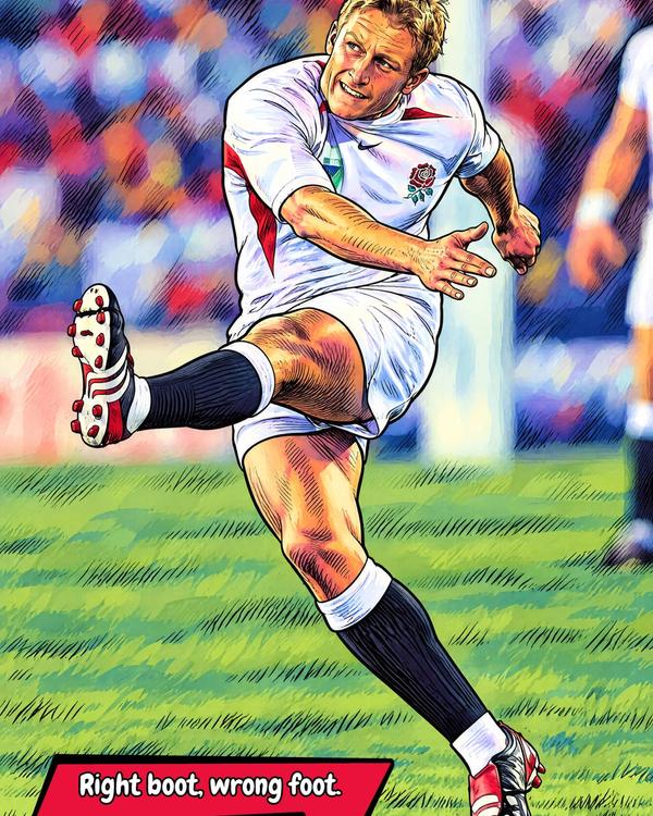 Jonny Wilkinson — Comic Strip Canvas