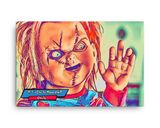 Chucky lifestyle mockup — Comic Strip Canvas