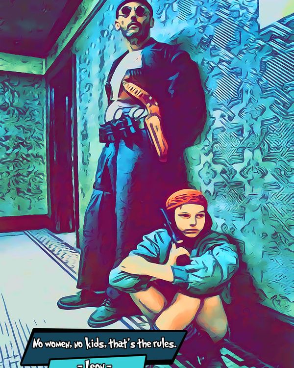 Leon — Comic Strip Canvas