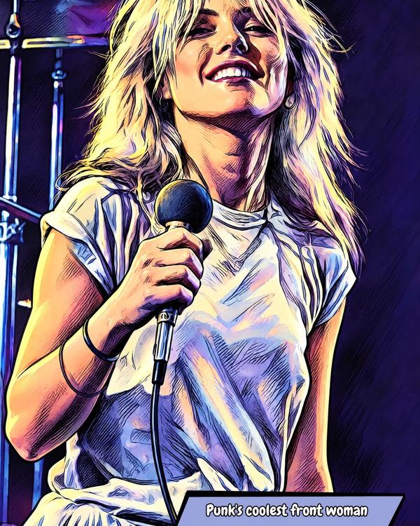 Debbie Harry — Comic Strip Canvas