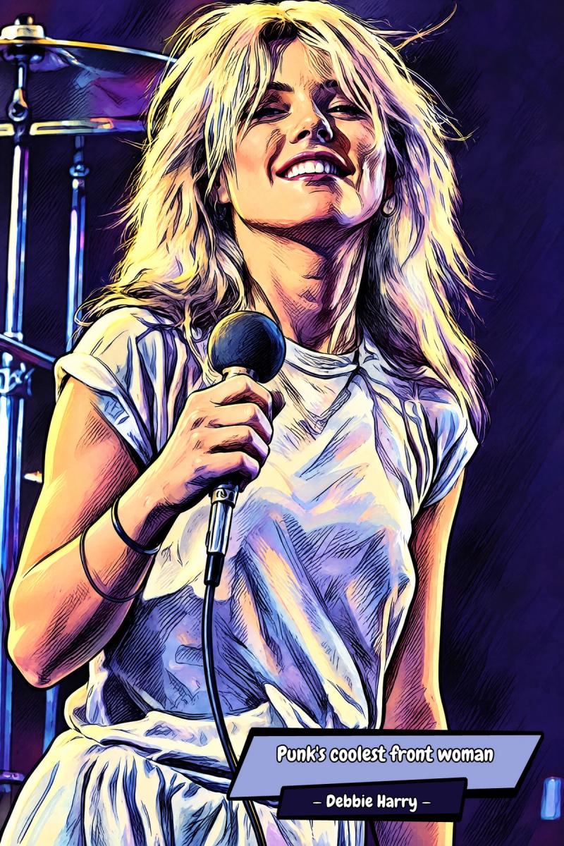 Debbie Harry — Comic Strip Canvas