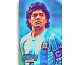 Diego Maradona lifestyle mockup — Comic Strip Canvas