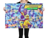 Pele lifestyle mockup — Comic Strip Canvas