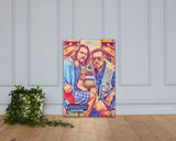 The Big Lebowski lifestyle mockup — Comic Strip Canvas