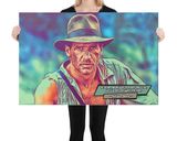 Indiana Jones lifestyle mockup — Comic Strip Canvas