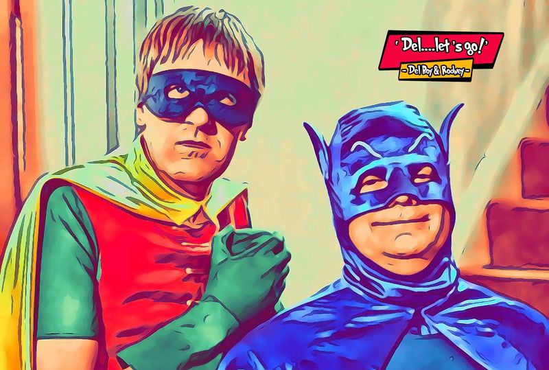 Only Fools & Horses — Comic Strip Canvas