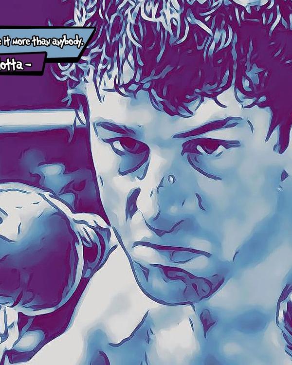 Raging Bull — Comic Strip Canvas