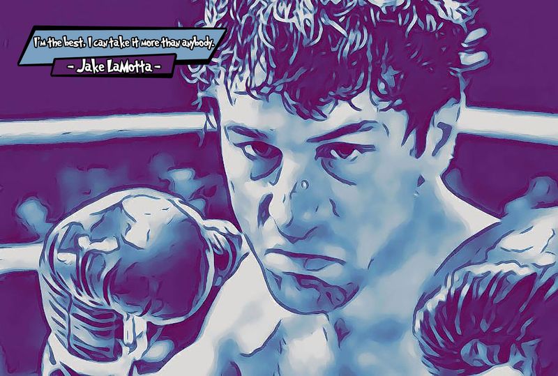 Raging Bull — Comic Strip Canvas