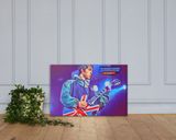 Noel Gallagher lifestyle mockup — Comic Strip Canvas