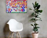 Rugby World Cup Final 2003 lifestyle mockup — Comic Strip Canvas