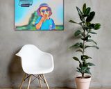 Personalised Comic Icons lifestyle mockup — Comic Strip Canvas