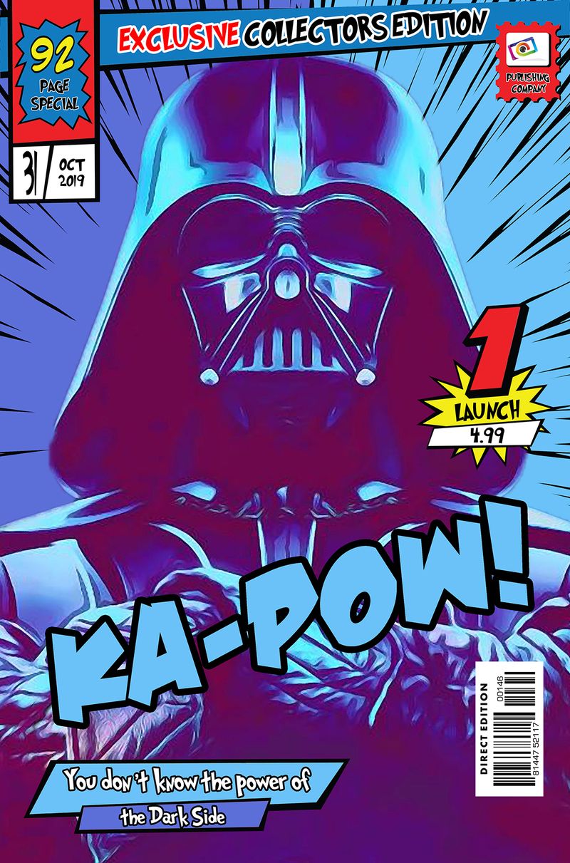 Darth Vader — Comic Strip Canvas