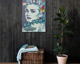 Madonna lifestyle mockup — Comic Strip Canvas