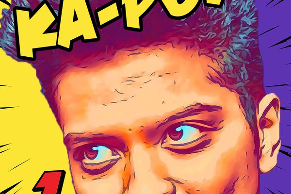 Bruno Mars — Comic Strip Canvas
