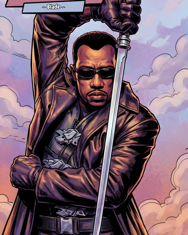 Blade — Comic Strip Canvas