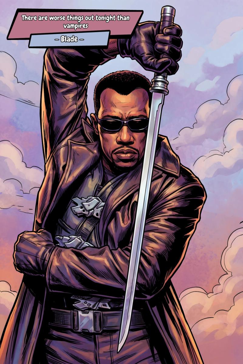 Blade — Comic Strip Canvas