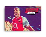 Thierry Henry lifestyle mockup — Comic Strip Canvas