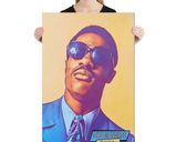 Stevie Wonder lifestyle mockup — Comic Strip Canvas