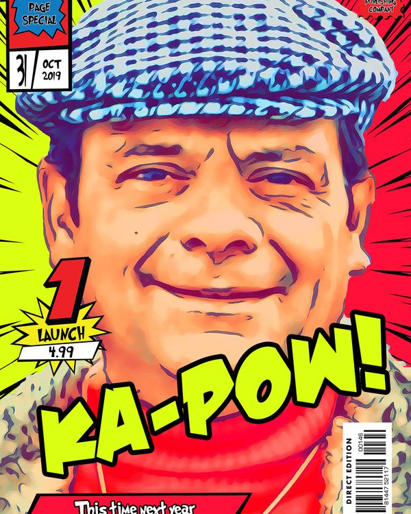 Del Boy — Comic Strip Canvas