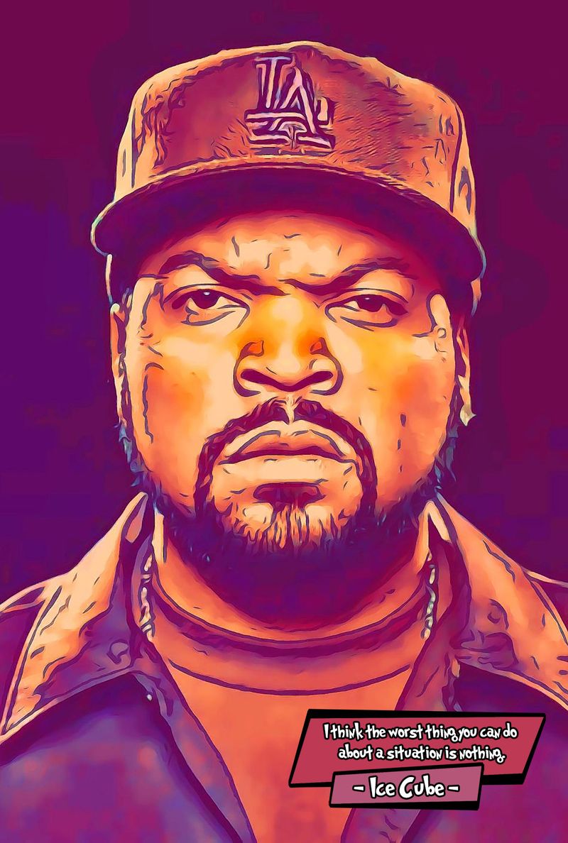 Ice Cube — Comic Strip Canvas