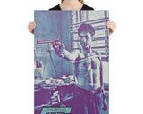 Travis Bickle lifestyle mockup — Comic Strip Canvas