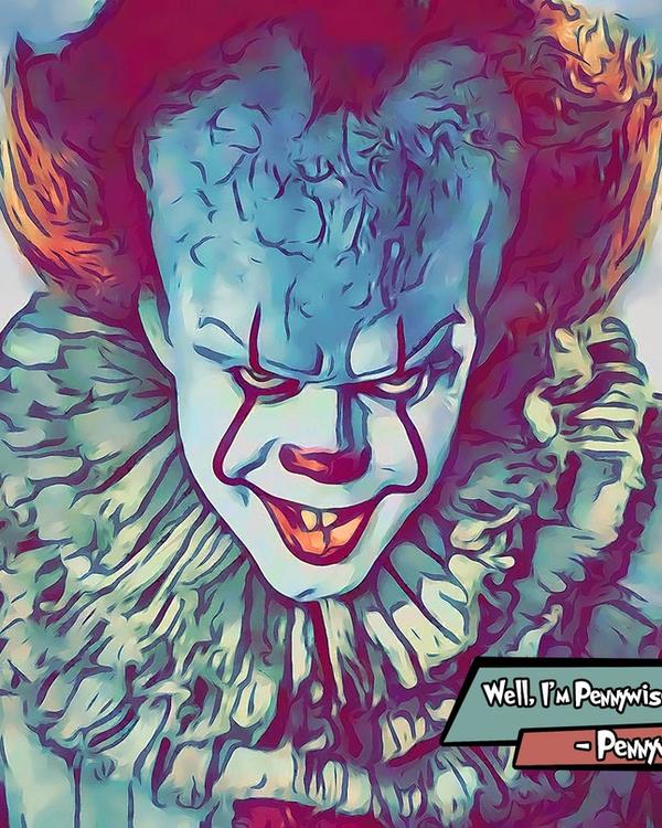Pennywise — Comic Strip Canvas