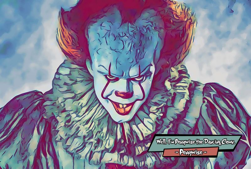 Pennywise — Comic Strip Canvas