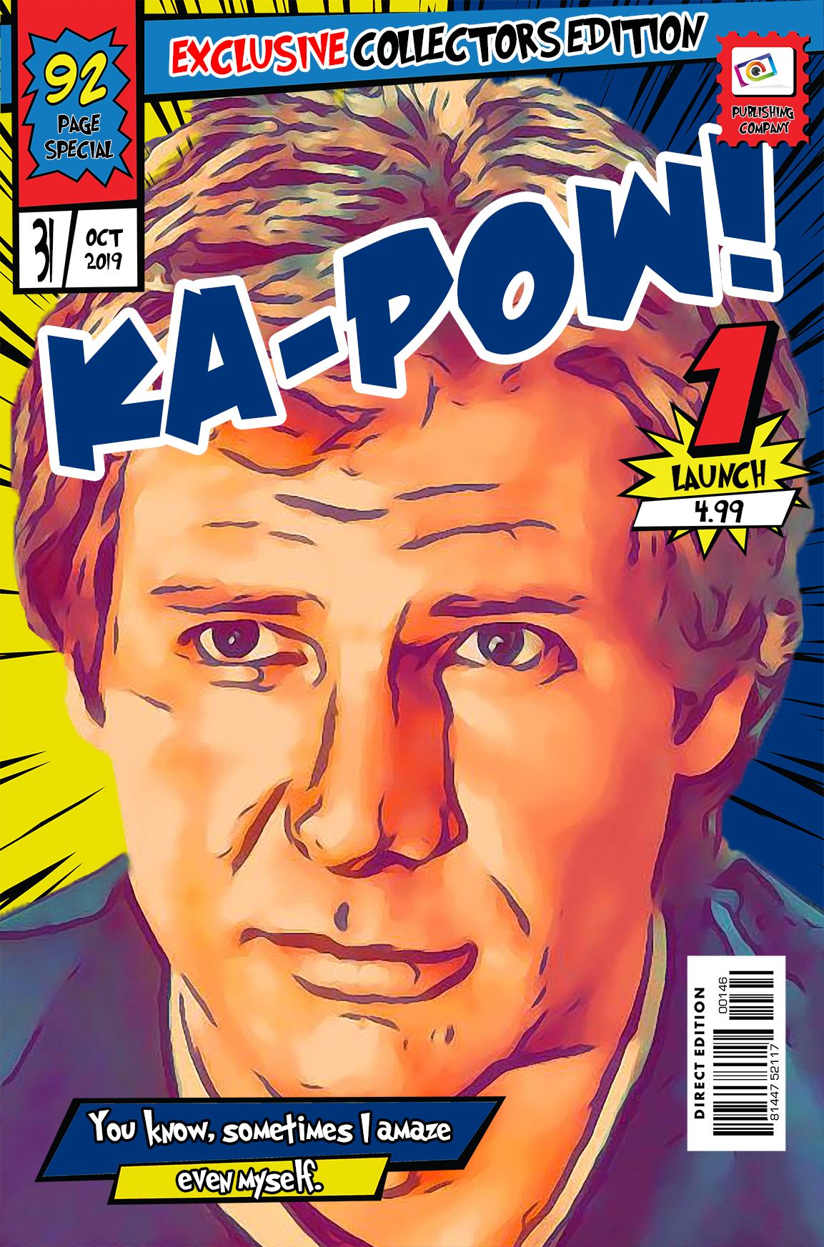 Hans Solo — Comic Strip Canvas