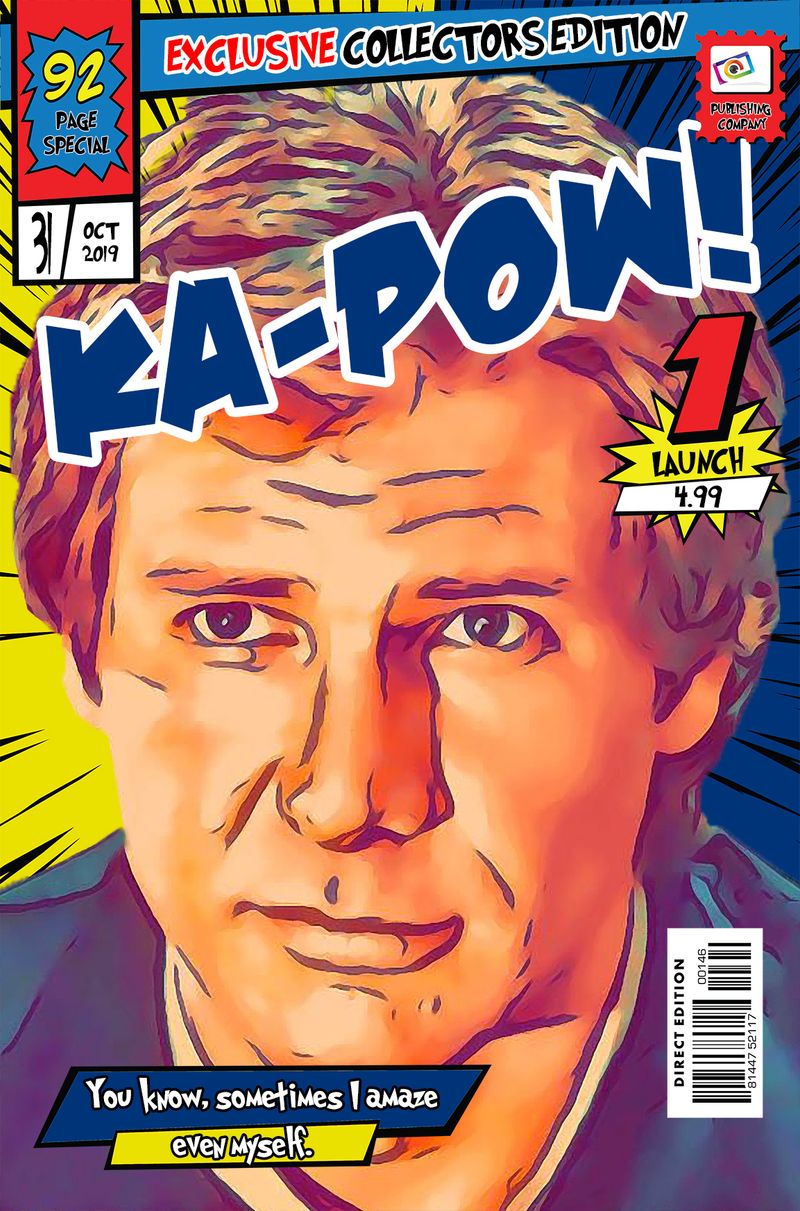 Hans Solo — Comic Strip Canvas